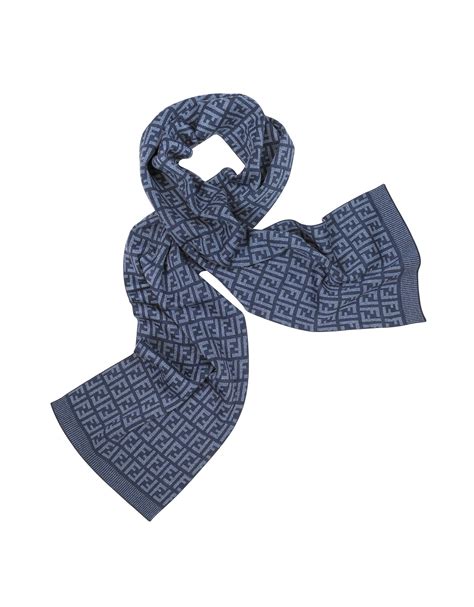 light blue fendi zucca scarf|Scarves Fendi .